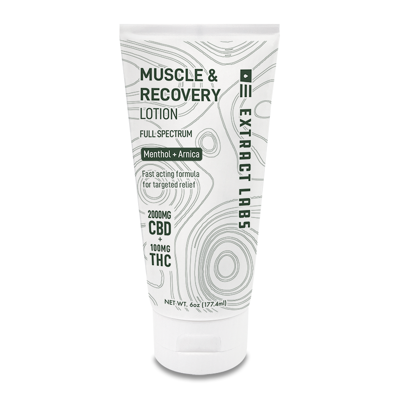 Extract Labs CBD Muscle & Recovery Lotion
