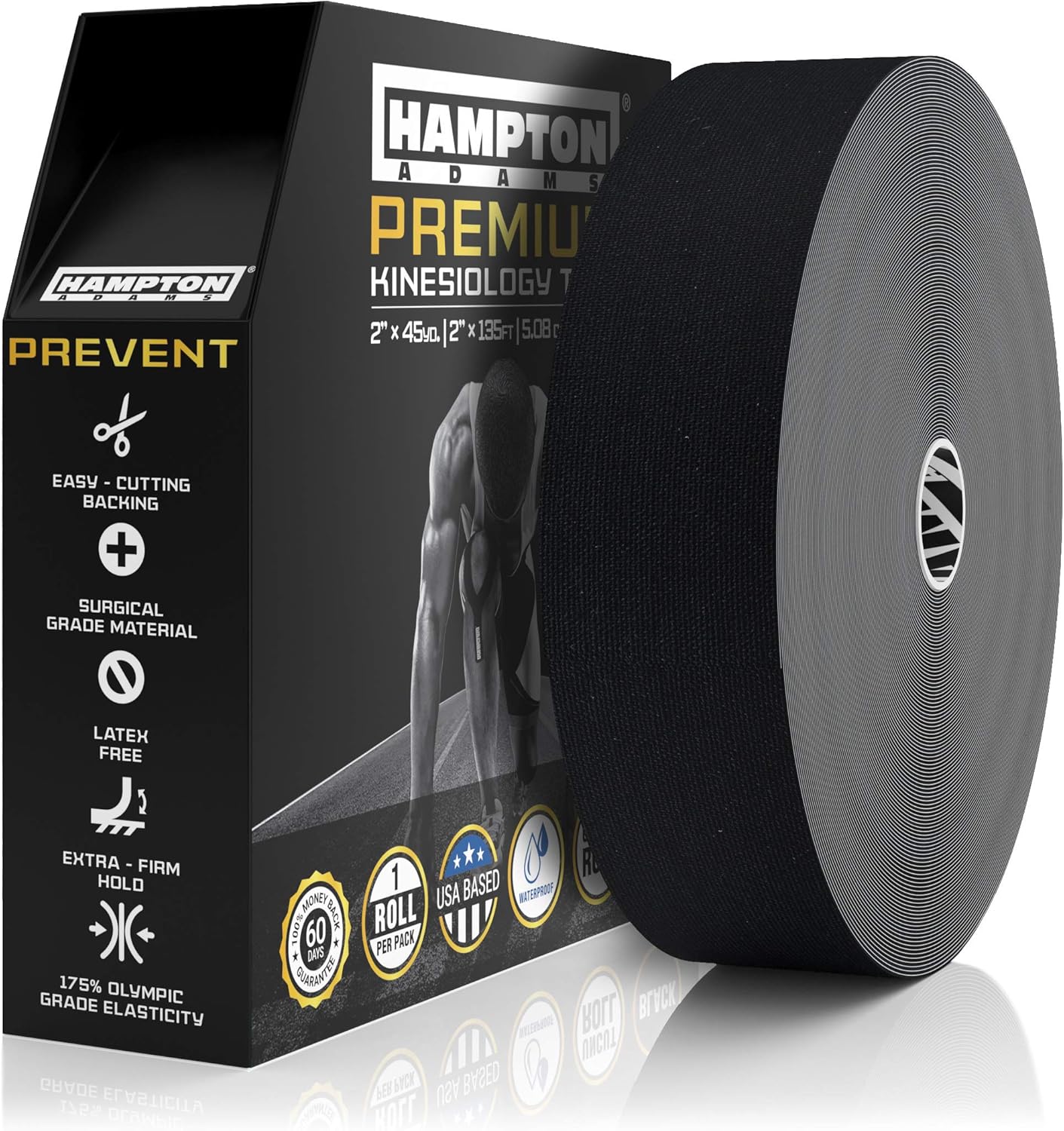 Hampton Adams Kinesiology Tape — Clinic Roll 2" x 45 yd